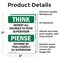 Signmission Safety Culture Sign, 5 in Width, Vinyl Decal, Rectangle OS-2PACK-TS-D-57-L-11857 - alternate 4